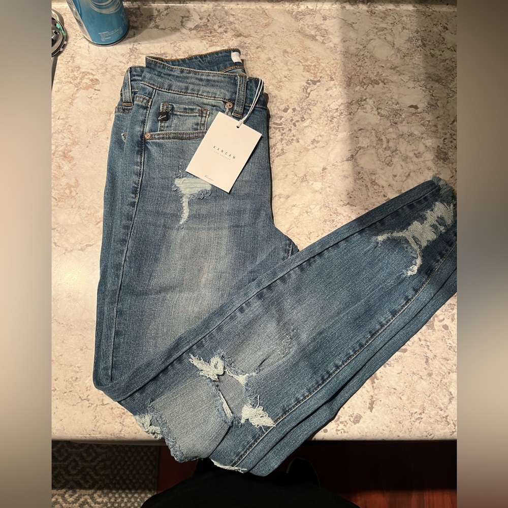 Distressed, skinny KanCan jeans